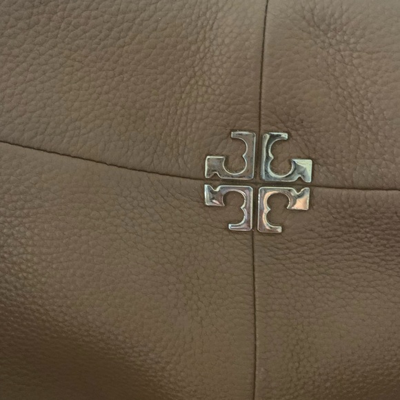 Tory Burch Pebbled Leather Hobo Shoulder Bag Purse - Picture 7 of 13